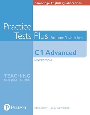 Imagen del vendedor de PRACTICE TESTS PLUS C1 ADVANCED - VOLUME 1 BOOK WITH KEY a la venta por Libros del Mundo