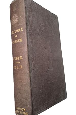 Image du vendeur pour History of Greece, Volume IX mis en vente par Rehaus Ireland