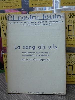 Imagen del vendedor de La sang als ulls a la venta por El Pergam� Vell (Sant Celoni)