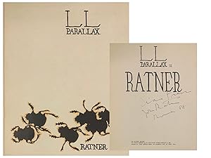 Imagen del vendedor de LL Parallax II Ratner. SIGNED que vende Studio Bibliografico Marini