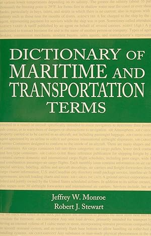Seller image for Dictionary of Maritime and Transportation Terms for sale by Scissortail