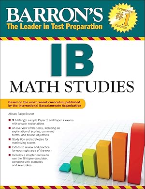 Image du vendeur pour IB Math Studies (Barron's Test Prep) mis en vente par Zoom Books Company