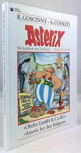 Seller image for Asterix. Werkedition mit Lexikon. Band 23 und 24. (Obelix GmbH & Co KG / Asterix bei den Belgiern). for sale by Antiquariat Heiner Henke