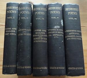 Von der Verkäuferin bzw. dem Verkäufer bereitgestelltes Bild für The Poems in six volumes [5 vols only: I, II, III, V, VI] zum Verkauf durch Books & Cabinets