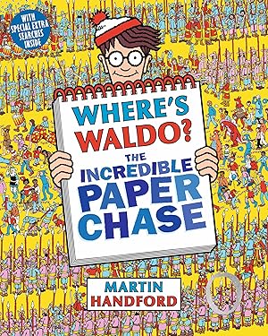 Image du vendeur pour Where's Waldo? The Incredible Paper Chase: (A Hidden Object Activity Book Including a Maze, Spot-the-Difference Challenge, and Search & Find Puzzles - a Perfect Gift & Travel Companion for All Ages) mis en vente par Zoom Books Company
