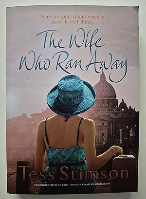 Immagine del venditore per The Wife Who Ran Away, *****UNCORRECTED PROOF COPY***** venduto da Collector's Corner