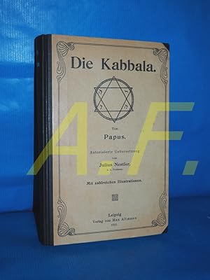 Seller image for Die Kabbala for sale by Antiquarische Fundgrube e.U.