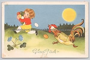 Finland Glad Pask Happy Easter Postcard