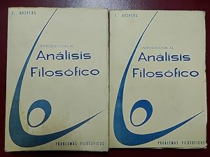 Imagen del vendedor de Introducción al análisis filosófico (2 vols.) que vende Librería Eleutheria