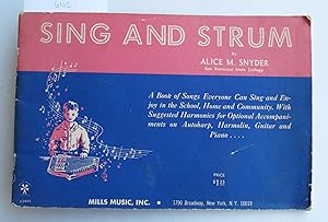 Bild des Verk�ufers f�r Sing and Strum zum Verkauf von The People's Co-op Bookstore
