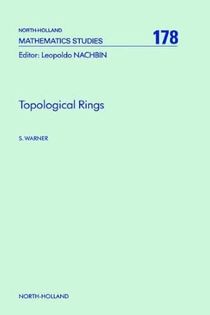 Imagen del vendedor de Topological Rings a la venta por Rarewaves.com UK