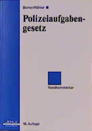 Bild des Verk�ufers f�r Polizeiaufgabengesetz. Handkommentar zum Verkauf von Studibuch