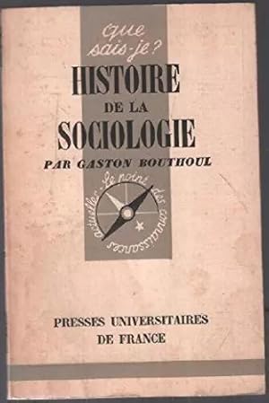 Seller image for Histoire de la sociologie / que sais je ? for sale by Ammareal