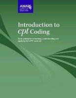 Image du vendeur pour Introduction to CPT Coding: Basic Principles to Learning, Understanding and Applying the CPT Code Set mis en vente par Greenworld Books