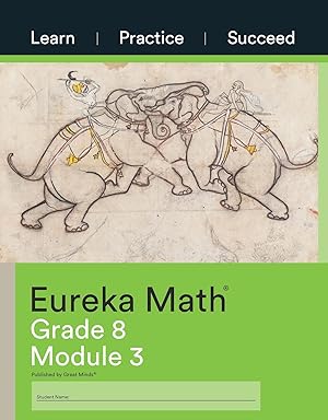 Seller image for Eureka Math, Learn Practice Succeed, Grade 8 Module 3, c. 2015 9781640549821, 164054982X for sale by Zoom Books East