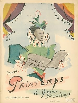 Seller image for PRINTEMPS. Po�me de Pierre de Ronsard. for sale by BP02