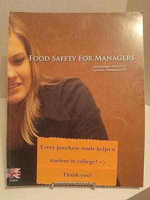Imagen del vendedor de Food Safety for Managers a la venta por Bay State Book Company