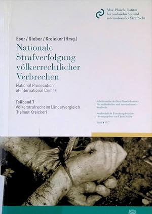 Bild des Verk�ufers f�r Nationale Strafverfolgung v�lkerrechtlicher Verbrechen; Bd. 7., V�lkerstrafrecht im L�ndervergleich. Schriftenreihe des Max-Planck-Instituts f�r Ausl�ndisches und Internationales Strafrecht / S / Strafrechtliche Forschungsberichte ; 95 zum Verkauf von books4less (Versandantiquariat Petra Gros GmbH & Co. KG)