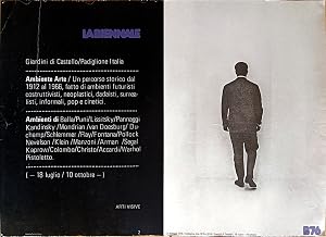 La Biennale 1976 / Ambiente Arte Dal 1912 al 1966. Poster