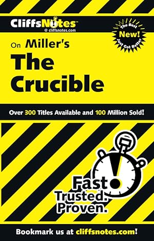 Immagine del venditore per CliffsNotes on Miller's The Crucible (CliffsNotes on Literature) venduto da Greenworld Books