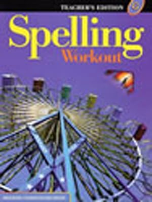 Immagine del venditore per SPELLING WORKOUT LEVEL G TEACHERS EDITION venduto da Zoom Books East