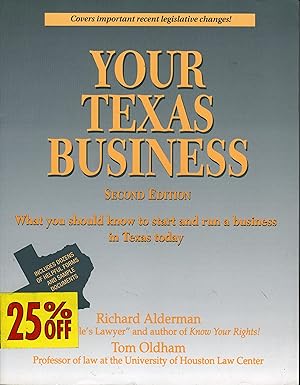 Imagen del vendedor de Your Texas Business: Everything You Should Know to Start and Run a Business in Texas Today a la venta por moluna