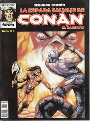 Imagen del vendedor de LA ESPADA SALVAJE DE CONAN EL BARBARO N�117 a la venta por Librer�a Vobiscum