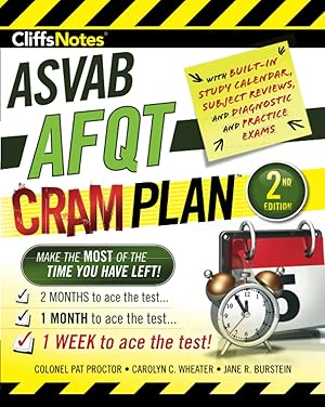 Seller image for CliffsNotes ASVAB AFQT Cram Plan: 2nd Edition, Revised (CliffsNotes Cram Plan) for sale by Greenworld Books