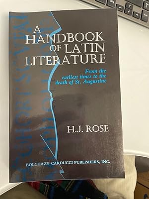 Bild des Verk�ufers f�r A Handbook of Latin Literature: From the Earliest Times to the Death of St. Augustine zum Verkauf von Borkert, Schwarz und Zerfa� GbR