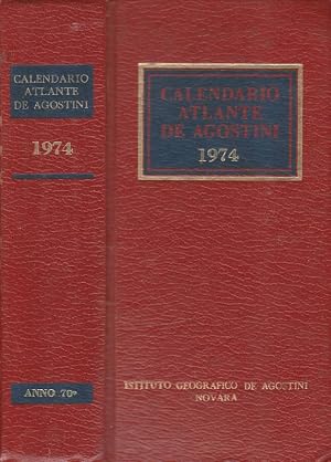 Immagine del venditore per Calendario Atlante De Agostini 1974 venduto da Biblioteca di Babele