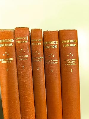 Image du vendeur pour Generalized Functions. Rare Complete Set: Generalized Functions (Volumes 1-5) - I.M. Gel'fand & G.E. Shilov mis en vente par JulielaB