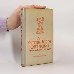 Immagine del venditore per Die �sterreichische Dichtung im Rahmen der Weltliteratur venduto da Bookbot