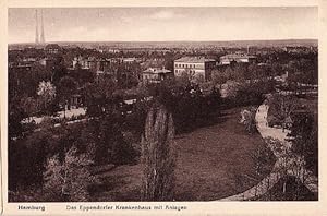 Bild des Verk�ufers f�r Das Eppendorfer Krankenhaus mit Anlagen. Ansichtskarte in Lichtdruck. Ungelaufen. zum Verkauf von Antiquariat Heinz Tessin
