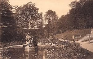 Seller image for Donner`s Park. Brunnen-Anlage. Ansichtskarte in br�unlichem Lichtdruck. Ungelaufen. for sale by Antiquariat Heinz Tessin