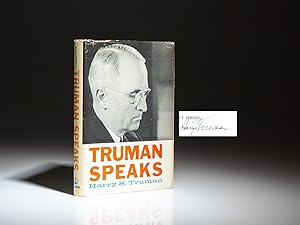Bild des Verk�ufers f�r Truman Speaks zum Verkauf von The First Edition Rare Books, LLC