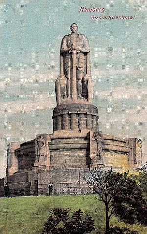 Bild des Verk�ufers f�r Bismarckdenkmal. Ansichtskarte in farbigem Lichtdruck. Abgestempelt Boizenburg 16.03.1914. zum Verkauf von Antiquariat Heinz Tessin