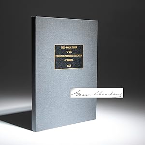 Immagine del venditore per Third Annual Dinner of the Periodical Publishers' Association of America disponibile per la vendita da The First Edition Rare Books, LLC