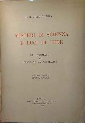 Seller image for Misteri di scienza e luci di fede. for sale by librisaggi