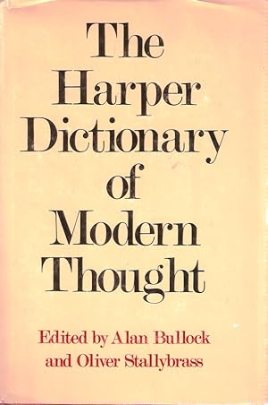 Imagen del vendedor de Harper Dictionary Of Modern Thought a la venta por SZ Global