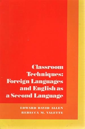 Bild des Verk�ufers f�r Classroom Techniques zum Verkauf von SZ Global