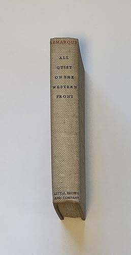 Image du vendeur pour ALL QUIET ON THE WESTERN FRONT mis en vente par Old Powderman Books