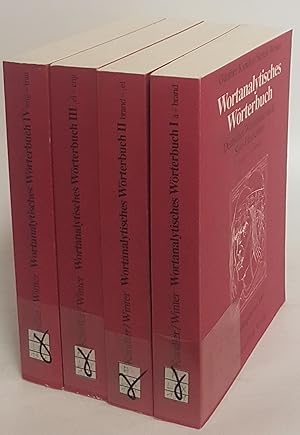 Imagen del vendedor de Wortanalytisches Wörterbuch (4 Bände von 10) - hier vorhanden: Bd.I-IV: a - frau. Patholinguistica 14; que vende books4less (Versandantiquariat Petra Gros GmbH & Co. KG)
