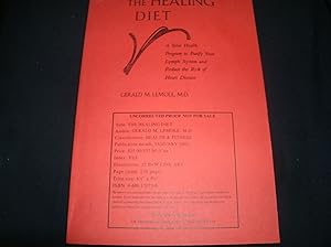 Seller image for The Healing Diet: A Total Health Program to Purify Your Lymph System and Reduce the Risk of Heart Disease, Arthritis, and Cancer for sale by Greenworld Books