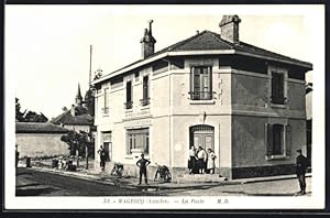 Carte postale Magesq /Landes, La Poste