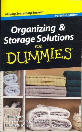 Immagine del venditore per Organizing and Storage Solutions For Dummies venduto da Bay State Book Company