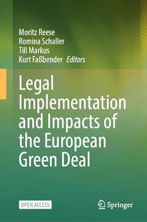 Seller image for Legal Implementation and Impacts of the European Green Deal for sale by BuchWeltWeit Ludwig Meier e.K.