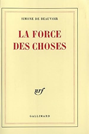 Seller image for LA FORCE DES CHOSES for sale by Librer�a Oeste