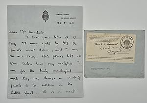 Seller image for Two letters addressed to Mrs Frank Kendall for sale by Fold the Corner Books