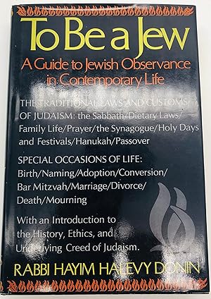 Bild des Verk�ufers f�r To Be A Jew zum Verkauf von Dream Books Co.