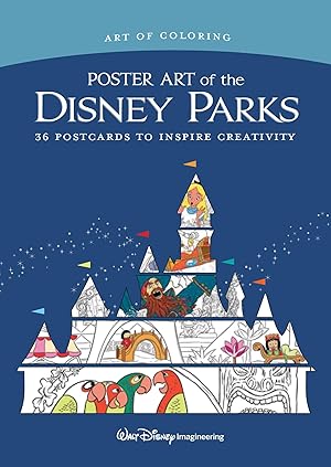 Immagine del venditore per Art of Coloring: Poster Art of the Disney Parks: 36 Postcards to Inspire Creativity for Christmas disponibile per la vendita da Dream Books Co.